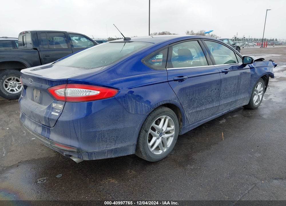 2013 FORD FUSION VIN: 3FA6P0HR1DR125593