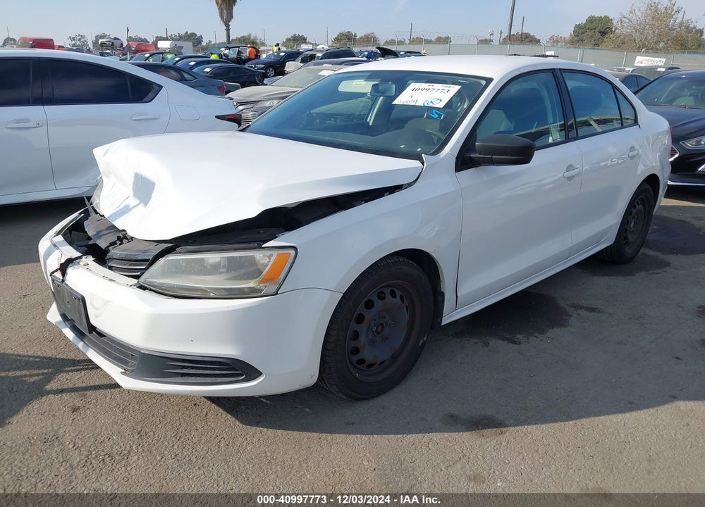 2012 VOLKSWAGEN JETTA 2.0L S VIN: 3VW2K7AJ5CM354209