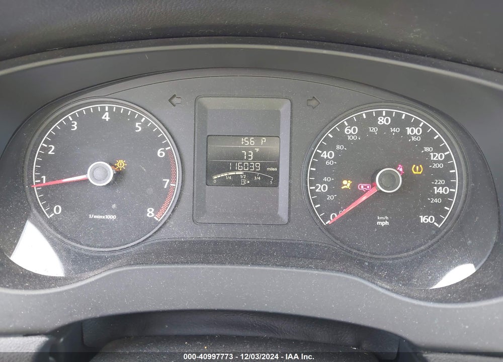 2012 VOLKSWAGEN JETTA 2.0L S VIN: 3VW2K7AJ5CM354209