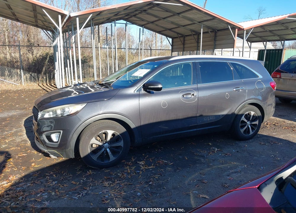 2016 KIA SORENTO 3.3L EX VIN: 5XYPH4A54GG044323