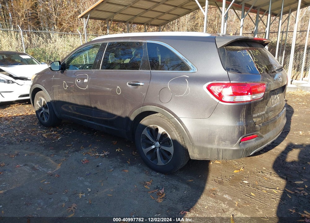 2016 KIA SORENTO 3.3L EX VIN: 5XYPH4A54GG044323