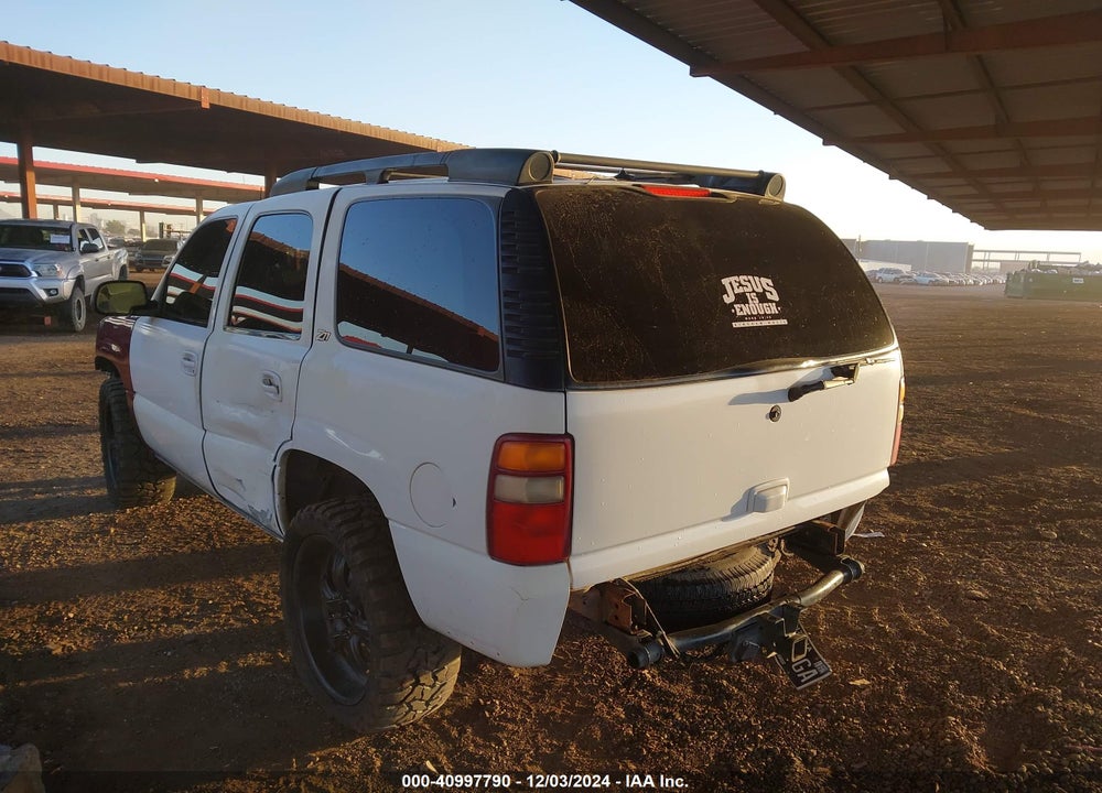 2002 CHEVROLET TAHOE Z71 VIN: 1GNEK13T42R308306