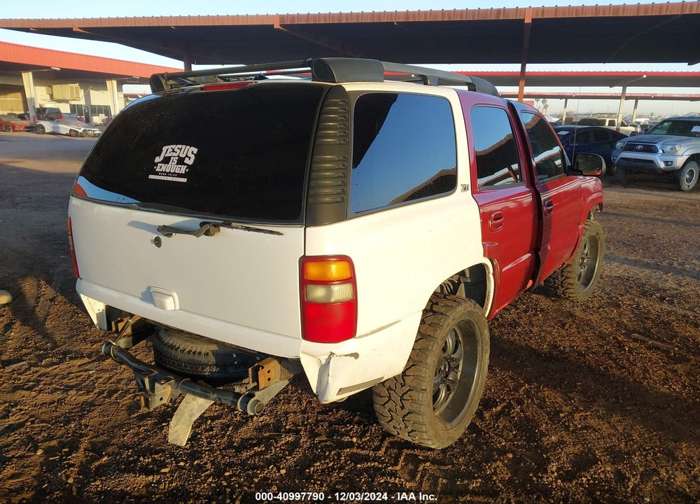 2002 CHEVROLET TAHOE Z71 VIN: 1GNEK13T42R308306