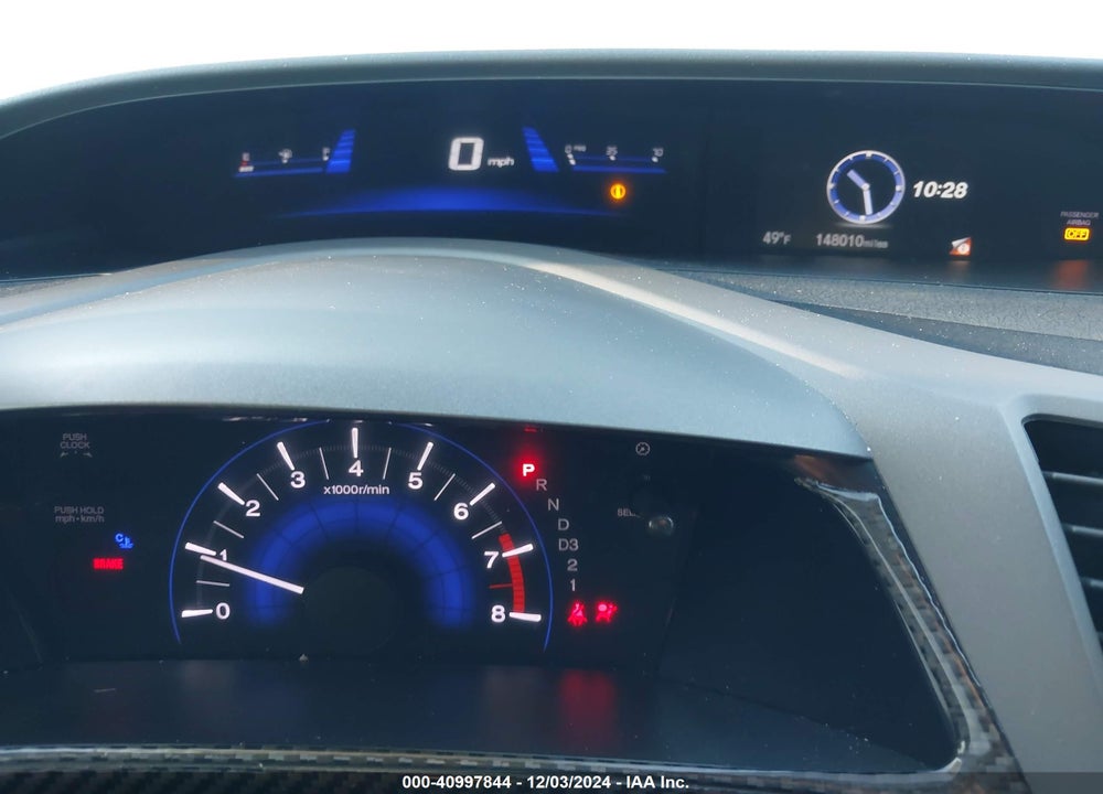 2012 HONDA CIVIC EX-L VIN: 2HGFG3B18CH549251