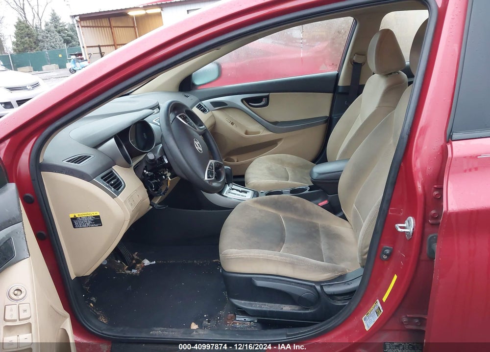 2012 HYUNDAI ELANTRA GLS (ULSAN PLANT) VIN: KMHDH4AEXCU374717