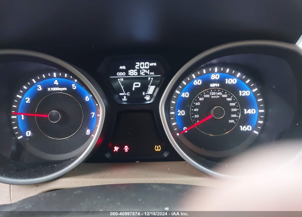 2012 HYUNDAI ELANTRA GLS (ULSAN PLANT) VIN: KMHDH4AEXCU374717