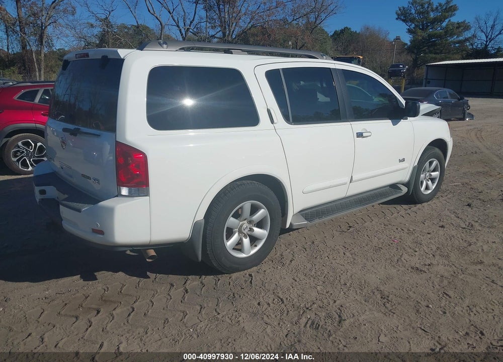 2008 NISSAN ARMADA SE VIN: 5N1BA08D48N618123