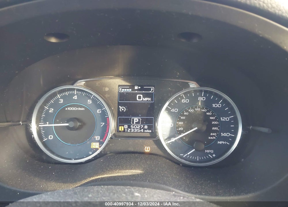 2016 SUBARU CROSSTREK 2.0I LIMITED VIN: JF2GPAKC7G8245558