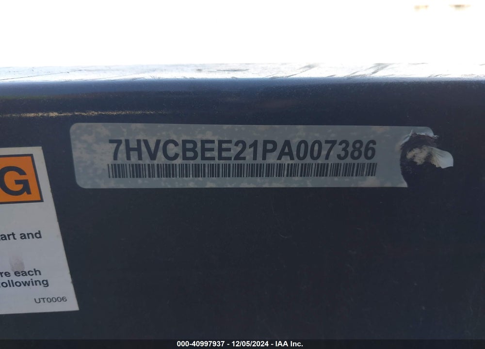 2023 OTHER --- VIN: 7HVCBEE21PA007386