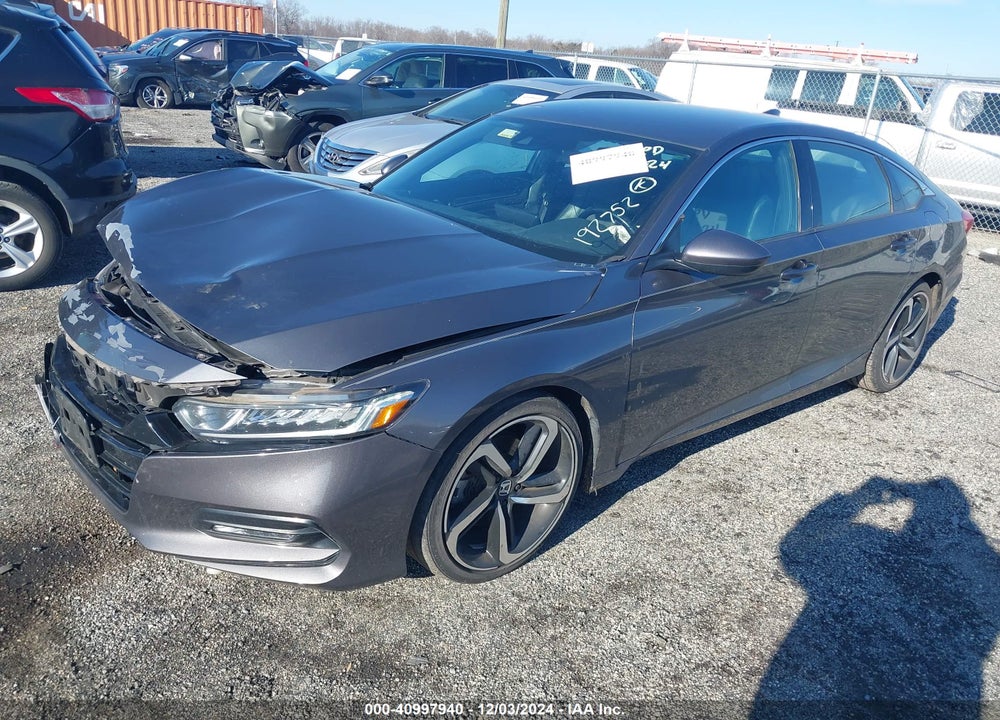 2018 HONDA ACCORD SPORT VIN: 1HGCV1F32JA192752
