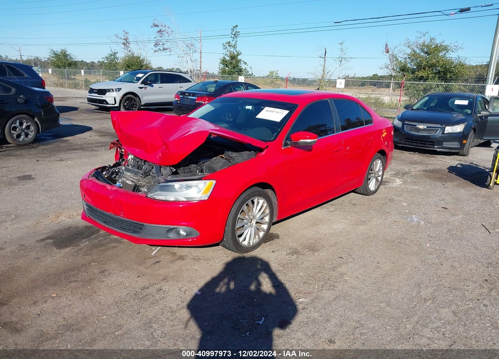 2012 VOLKSWAGEN JETTA 2.5L SEL VIN: 3VWLP7AJXCM360741