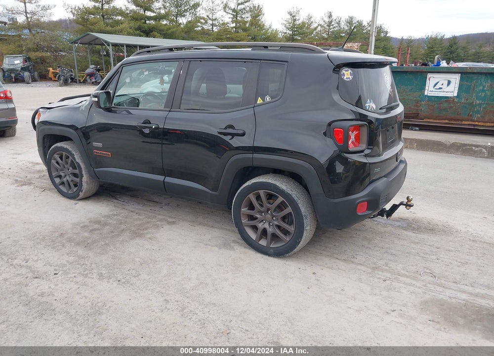 2016 JEEP RENEGADE 75TH ANNIVERSARY VIN: ZACCJBBT1GPD38170