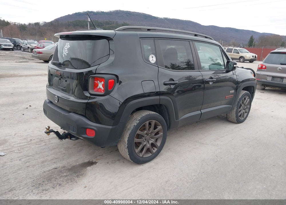 2016 JEEP RENEGADE 75TH ANNIVERSARY VIN: ZACCJBBT1GPD38170