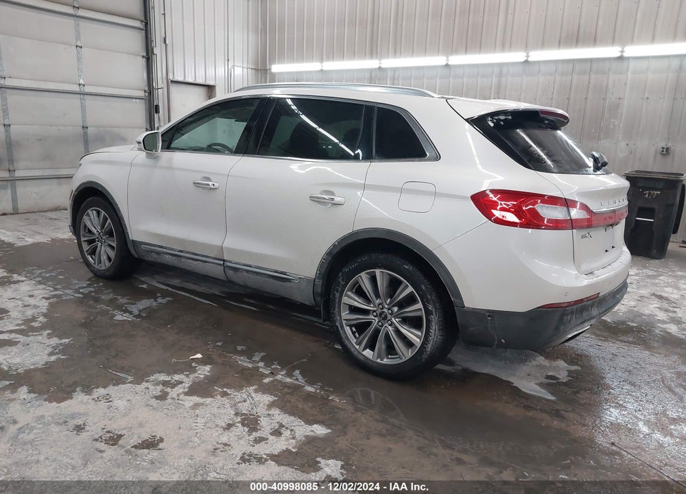2016 LINCOLN MKX RESERVE VIN: 2LMTJ8LPXGBL49533