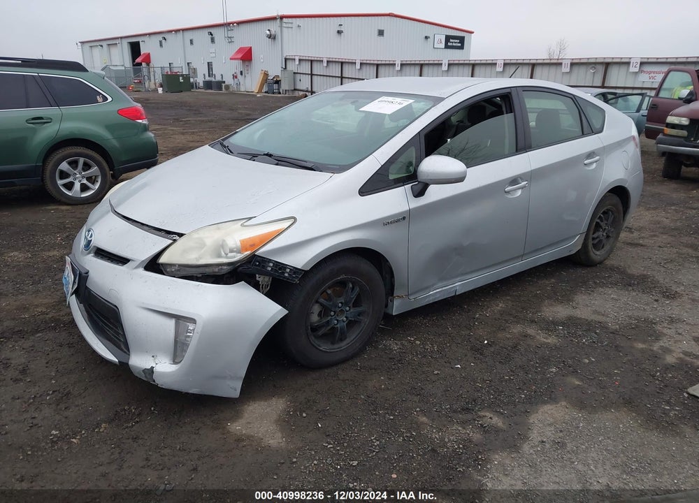 2013 TOYOTA PRIUS THREE VIN: JTDKN3DU2D5544520