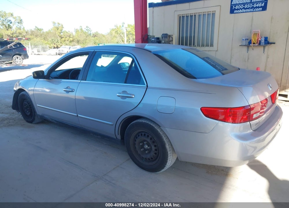 2005 HONDA ACCORD 2.4 LX VIN: 1HGCM564X5A193656