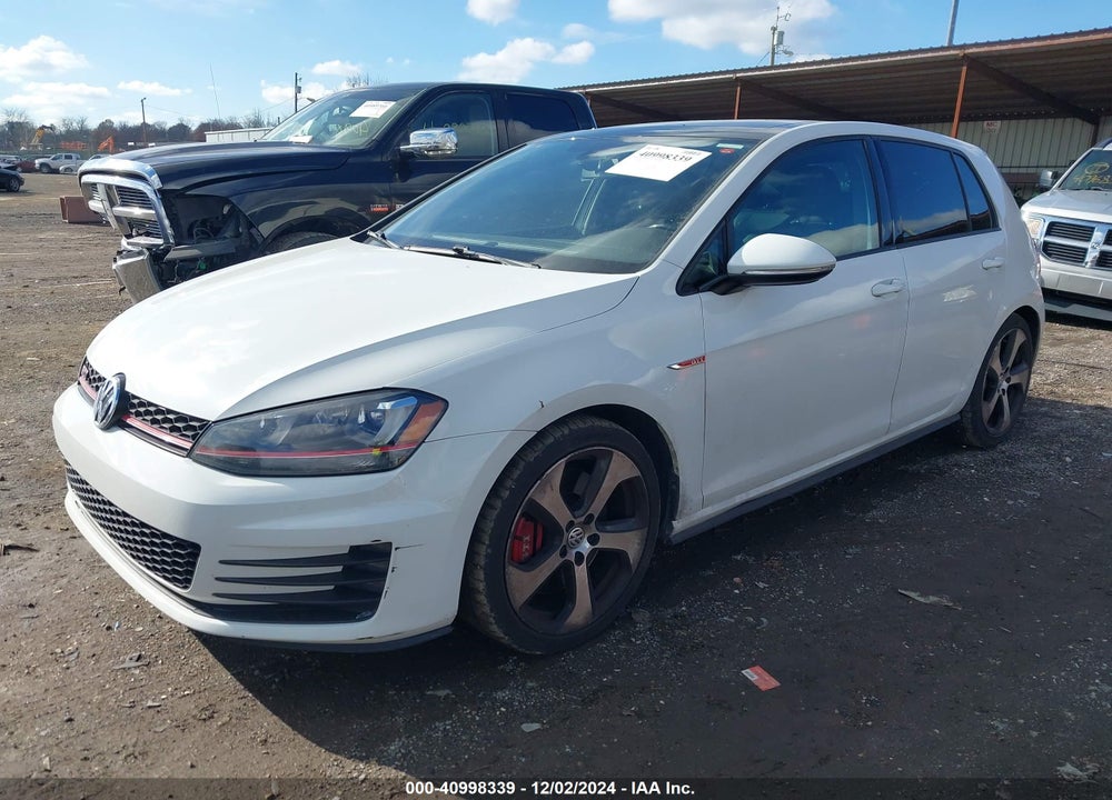 2016 VOLKSWAGEN GOLF GTI SE W/PERFORMANCE PACKAGE 4-DOOR VIN: 3VW547AUXGM049800