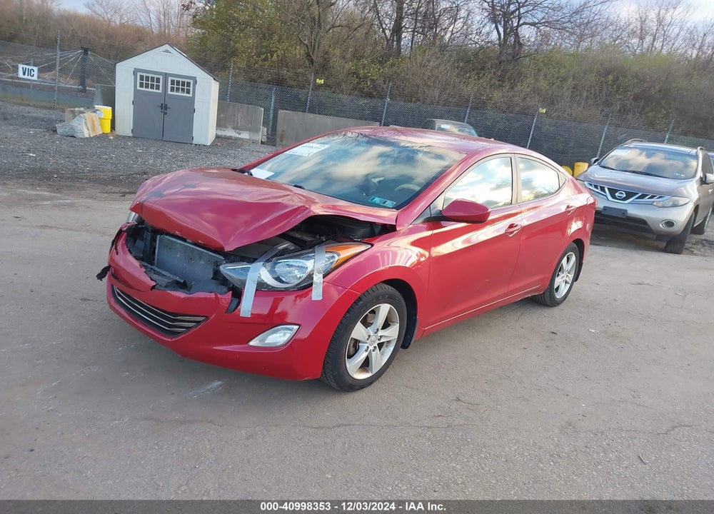 2013 HYUNDAI ELANTRA GLS VIN: KMHDH4AE9DU971326