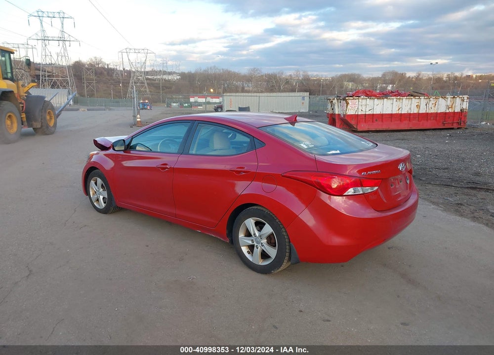 2013 HYUNDAI ELANTRA GLS VIN: KMHDH4AE9DU971326