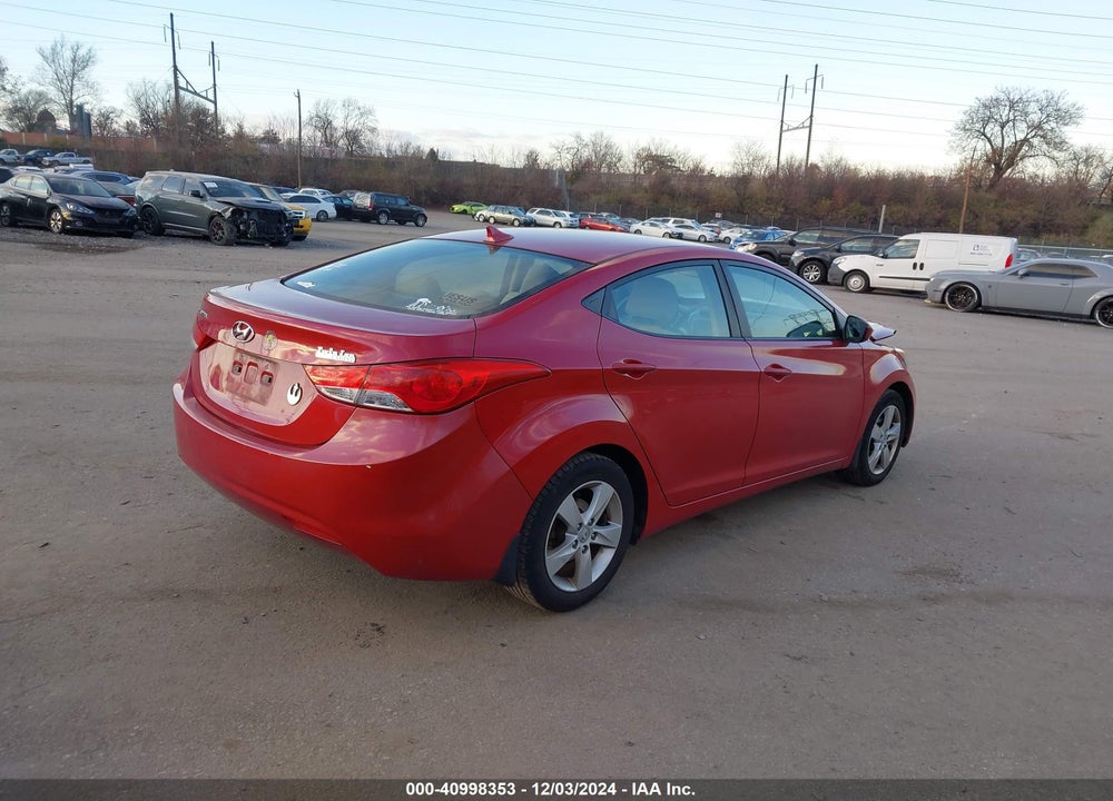 2013 HYUNDAI ELANTRA GLS VIN: KMHDH4AE9DU971326