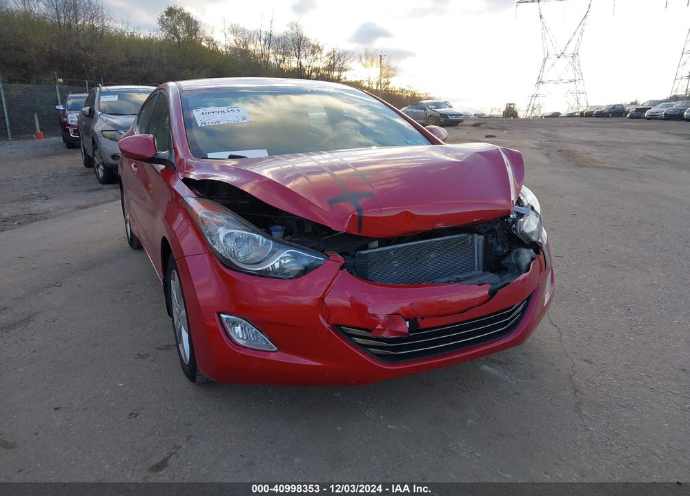 2013 HYUNDAI ELANTRA GLS VIN: KMHDH4AE9DU971326