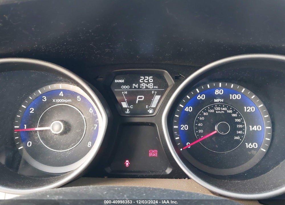 2013 HYUNDAI ELANTRA GLS VIN: KMHDH4AE9DU971326