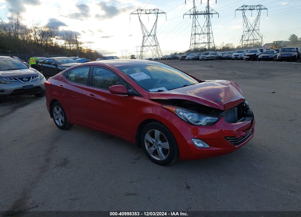2013 HYUNDAI ELANTRA GLS VIN: KMHDH4AE9DU971326