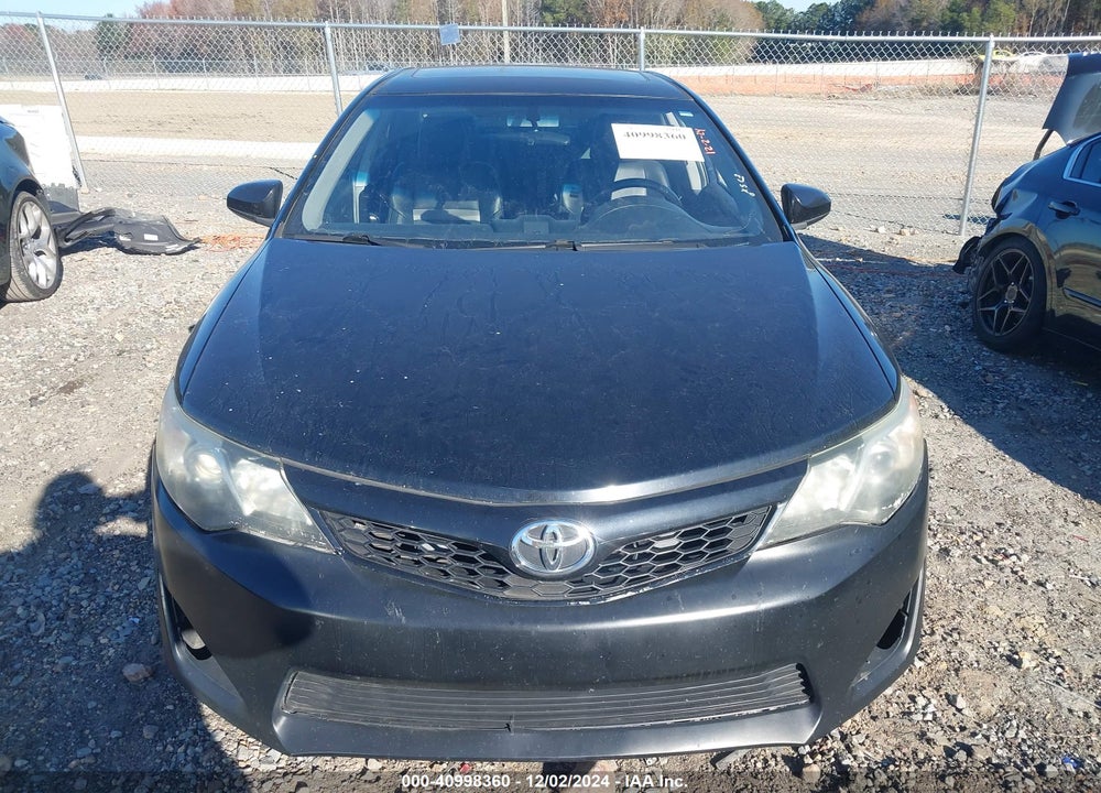 2012 TOYOTA CAMRY SE VIN: 4T1BF1FK6CU078488
