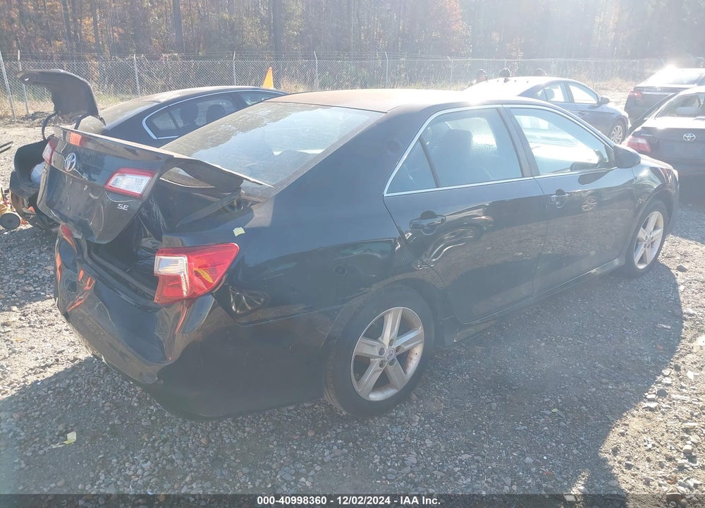 2012 TOYOTA CAMRY SE VIN: 4T1BF1FK6CU078488