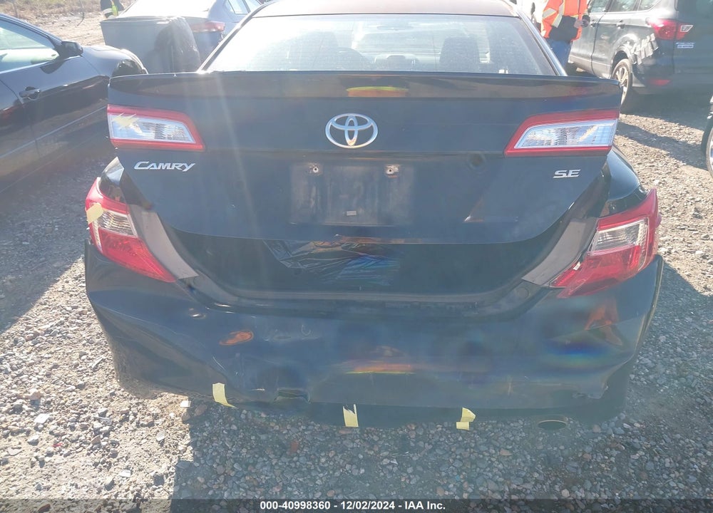 2012 TOYOTA CAMRY SE VIN: 4T1BF1FK6CU078488