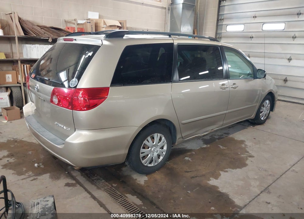 2009 TOYOTA SIENNA LE VIN: 5TDZK23C39S246389