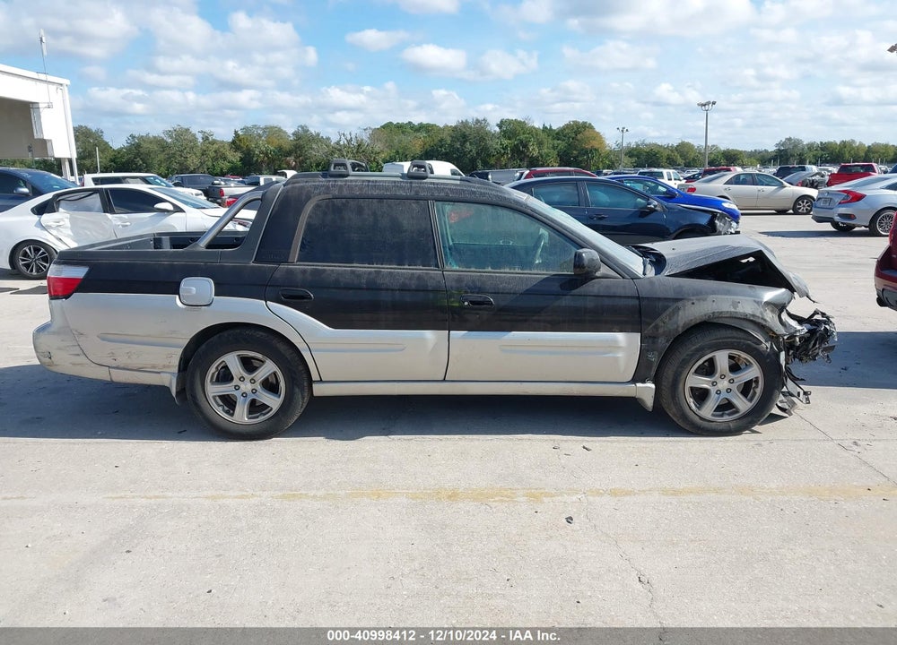 2003 SUBARU BAJA VIN: 4S4BT61C137108789