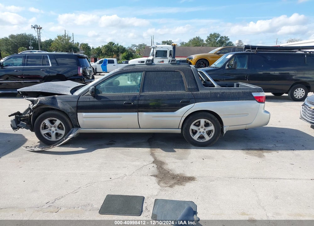 2003 SUBARU BAJA VIN: 4S4BT61C137108789