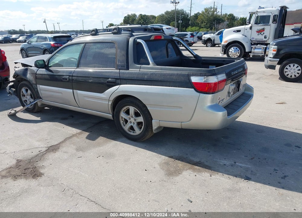 2003 SUBARU BAJA VIN: 4S4BT61C137108789