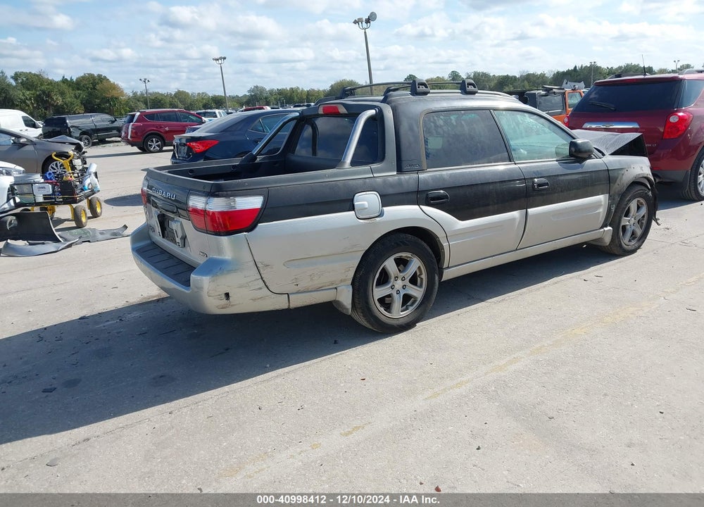 2003 SUBARU BAJA VIN: 4S4BT61C137108789