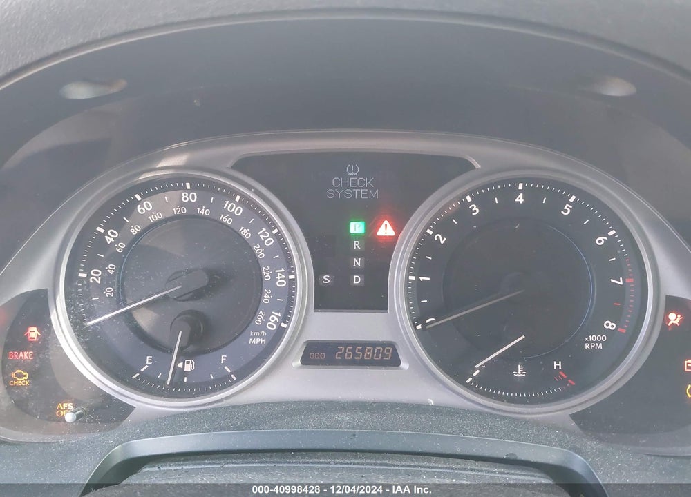 2007 LEXUS IS 350 VIN: JTHBE262X75016457