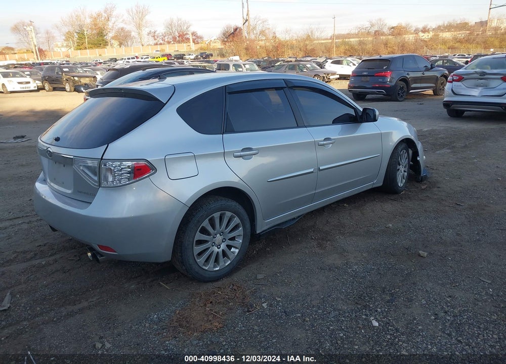 2008 SUBARU IMPREZA 2.5I VIN: JF1GH61658H814497