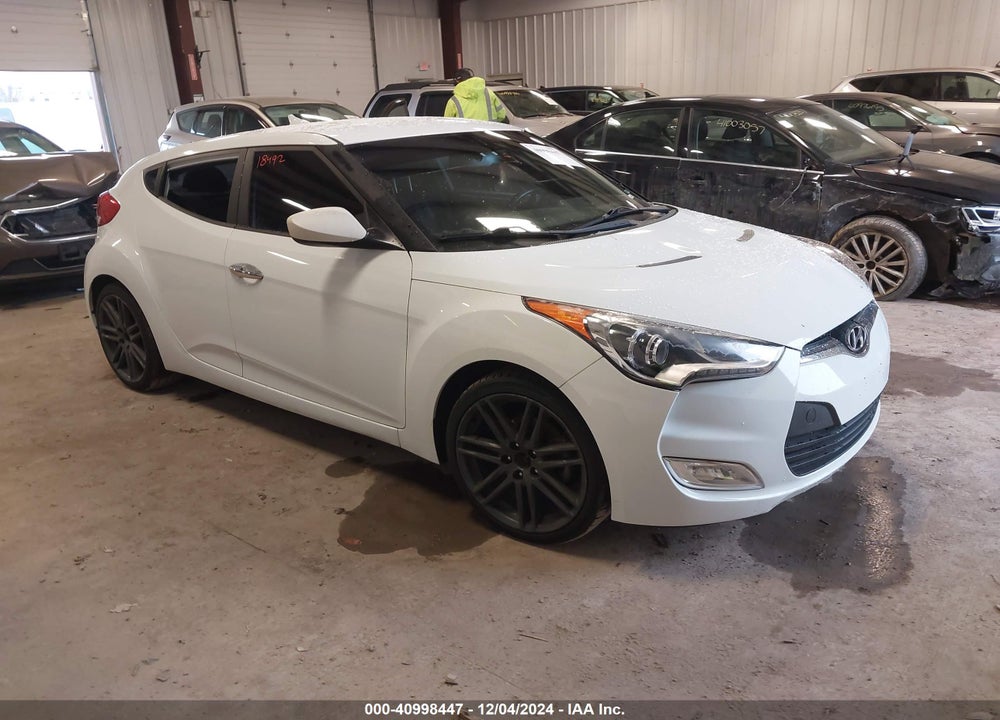 2014 HYUNDAI VELOSTER FLEX W/BLACK VIN: KMHTC6AD3EU213996