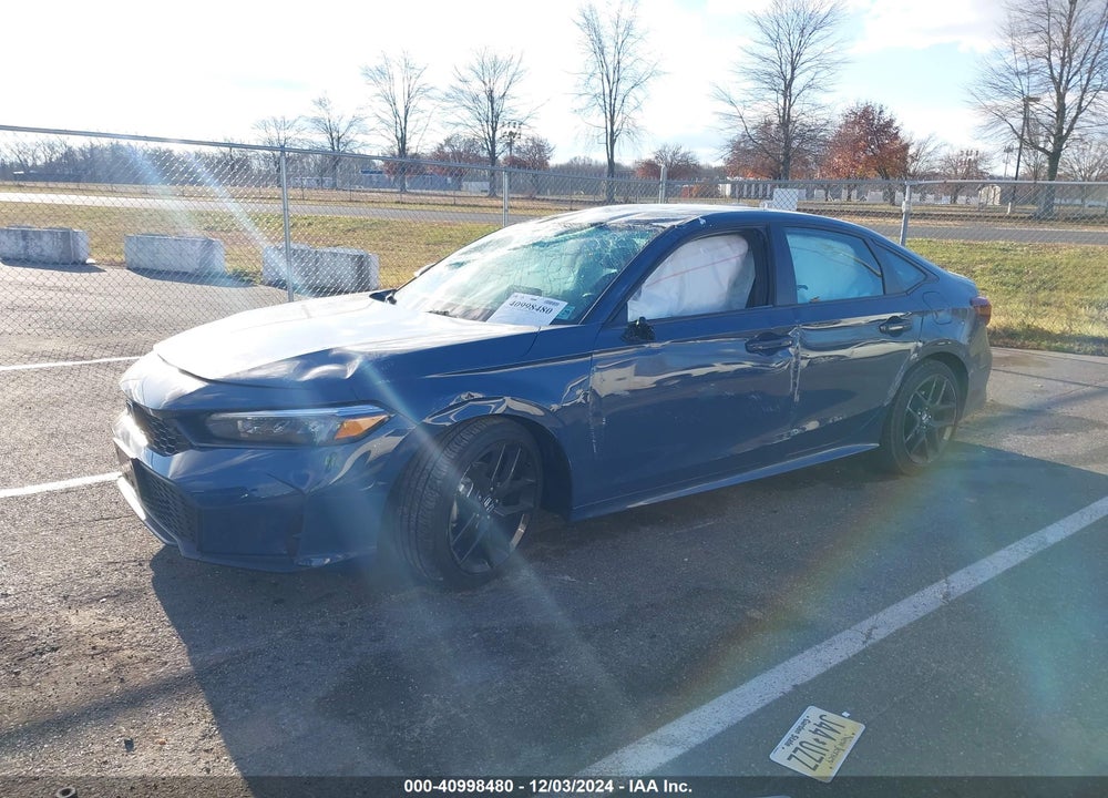 2025 HONDA CIVIC VIN: 2HGFE2F51SH521030