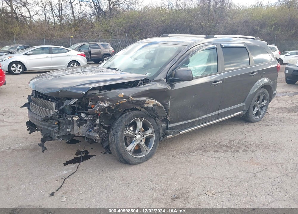2015 DODGE JOURNEY CROSSROAD VIN: 3C4PDDGG3FT739808