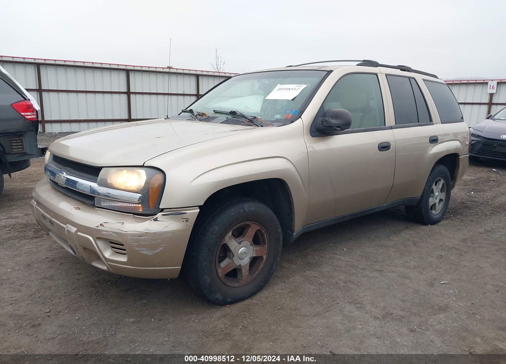 2006 CHEVROLET TRAILBLAZER LS VIN: 1GNDS13SX62116597