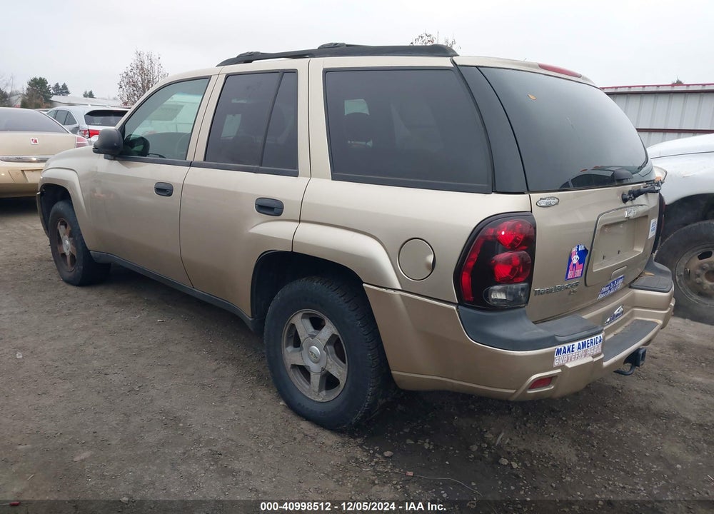 2006 CHEVROLET TRAILBLAZER LS VIN: 1GNDS13SX62116597