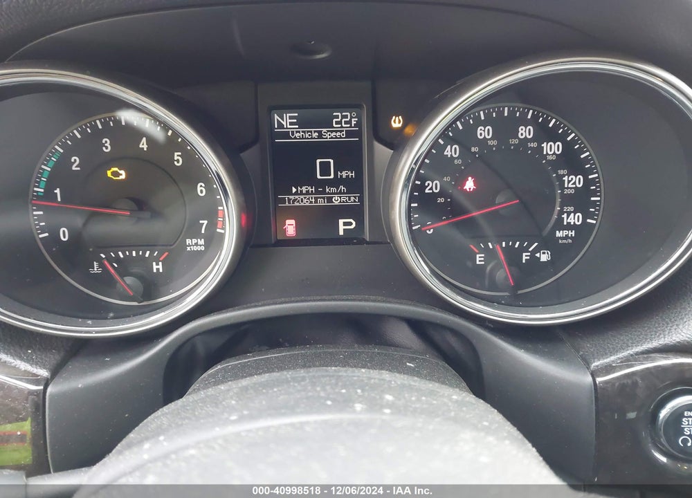 2012 JEEP GRAND CHEROKEE LAREDO VIN: 1C4RJFAG5CC343618
