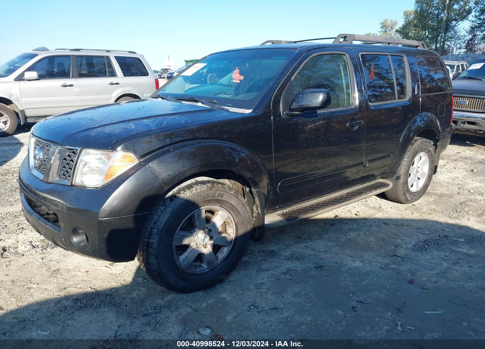 2008 NISSAN PATHFINDER SE VIN: 5N1AR18U38C631161
