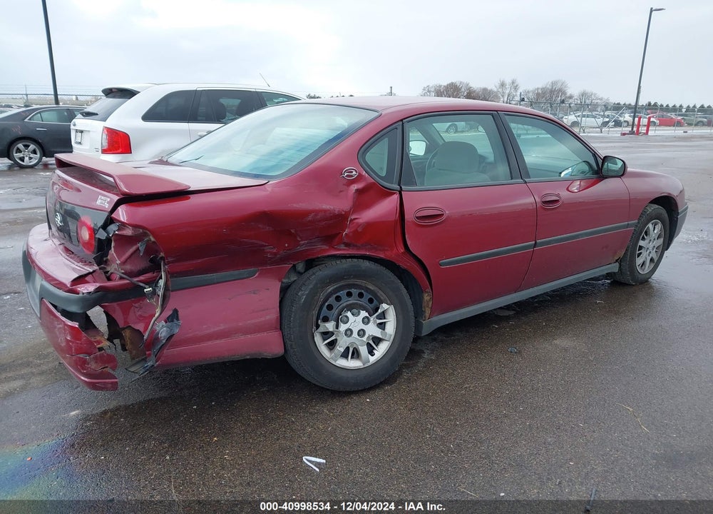 2005 CHEVROLET IMPALA VIN: 2G1WF52E459230483