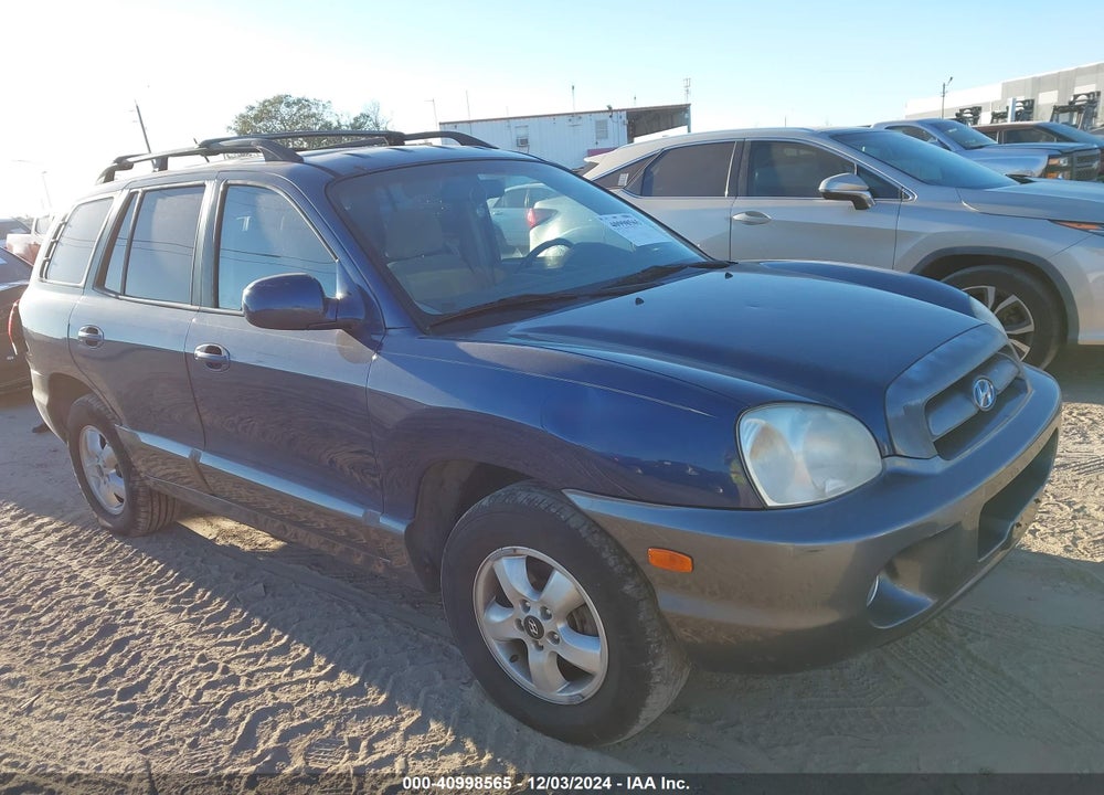 2006 HYUNDAI SANTA FE GLS VIN: KM8SC13D66U090353