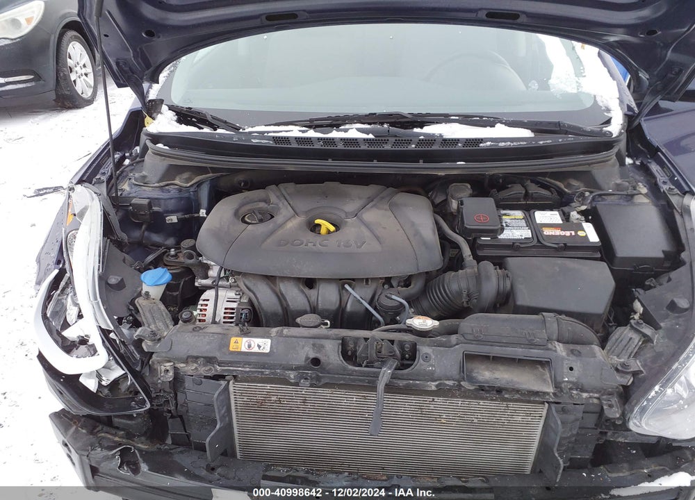2014 HYUNDAI ELANTRA SE VIN: 5NPDH4AEXEH487181