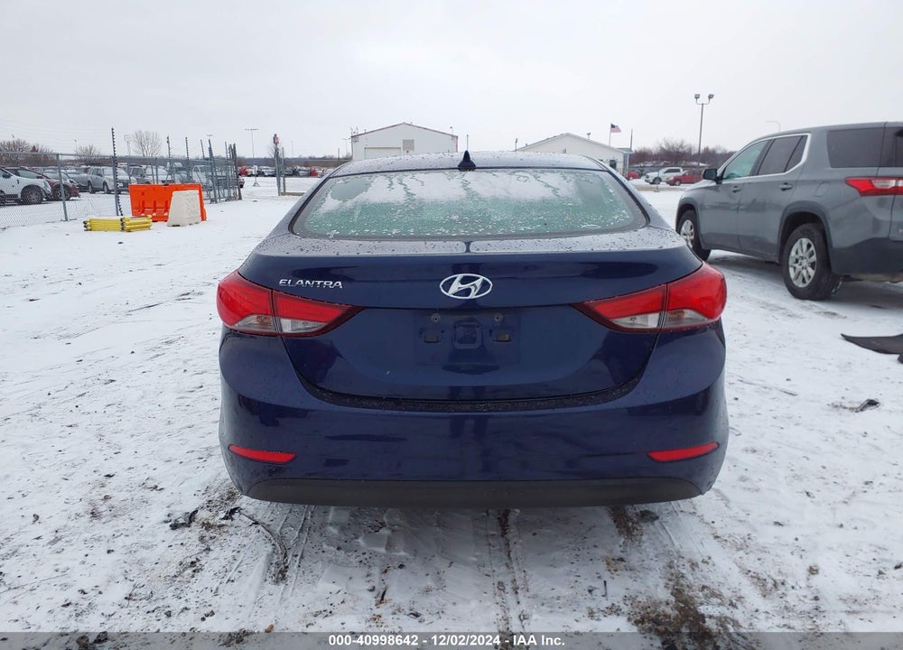 2014 HYUNDAI ELANTRA SE VIN: 5NPDH4AEXEH487181