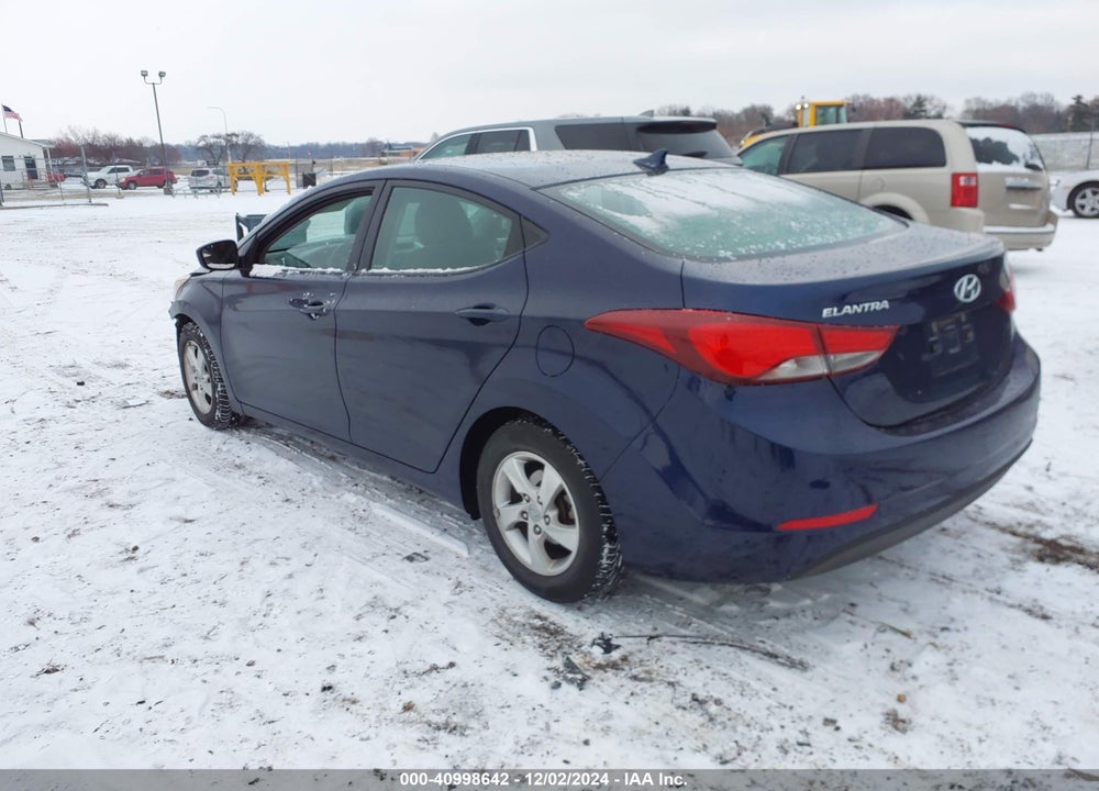 2014 HYUNDAI ELANTRA SE VIN: 5NPDH4AEXEH487181
