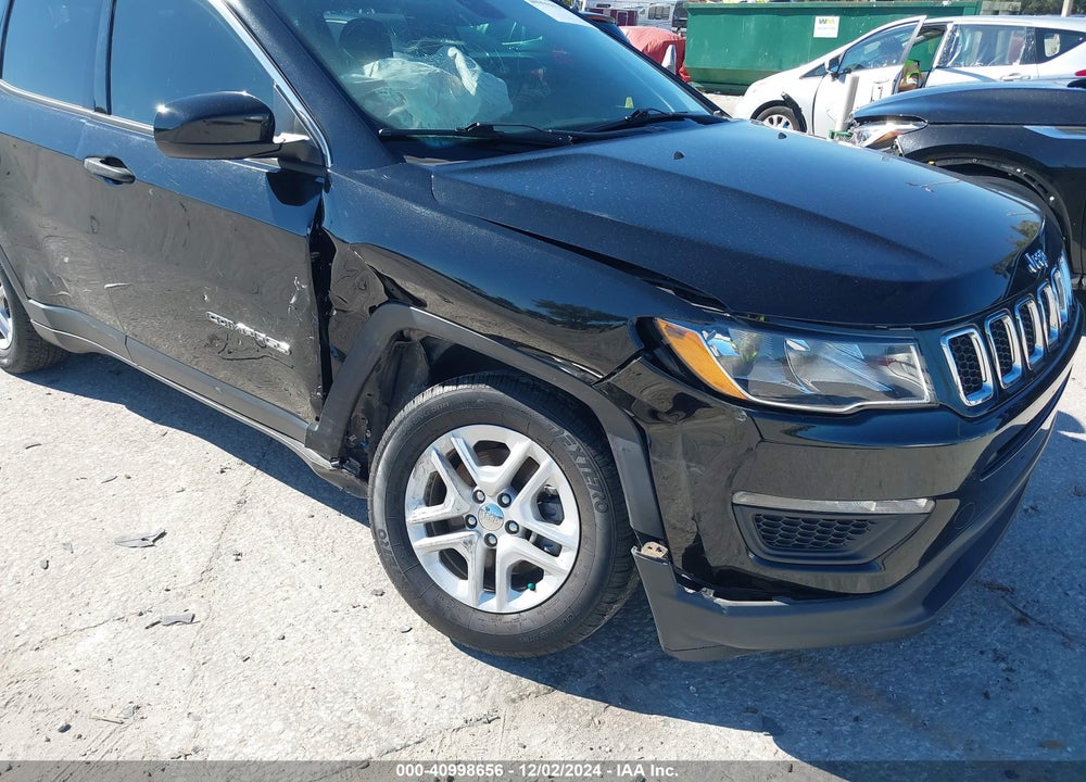 2020 JEEP COMPASS SPORT FWD VIN: 3C4NJCAB2LT126470